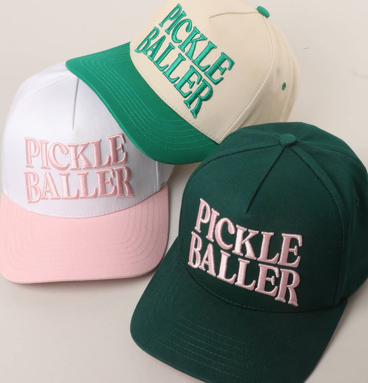 PICKLE BALLER Trucker Hat