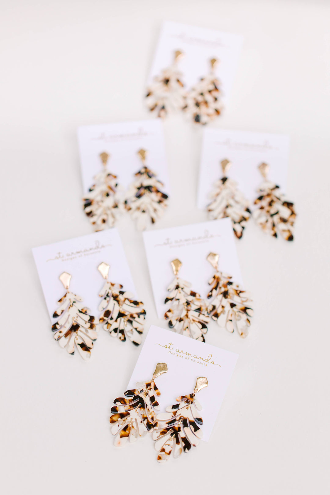 Cocoa Petite Palm Drop Earrings