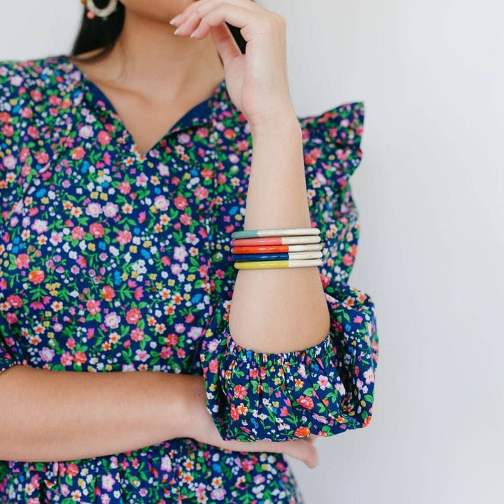 Colorful Desert Bangle Set