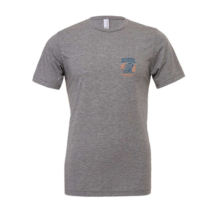 Beach Chair Gator S/S Tee - Grey