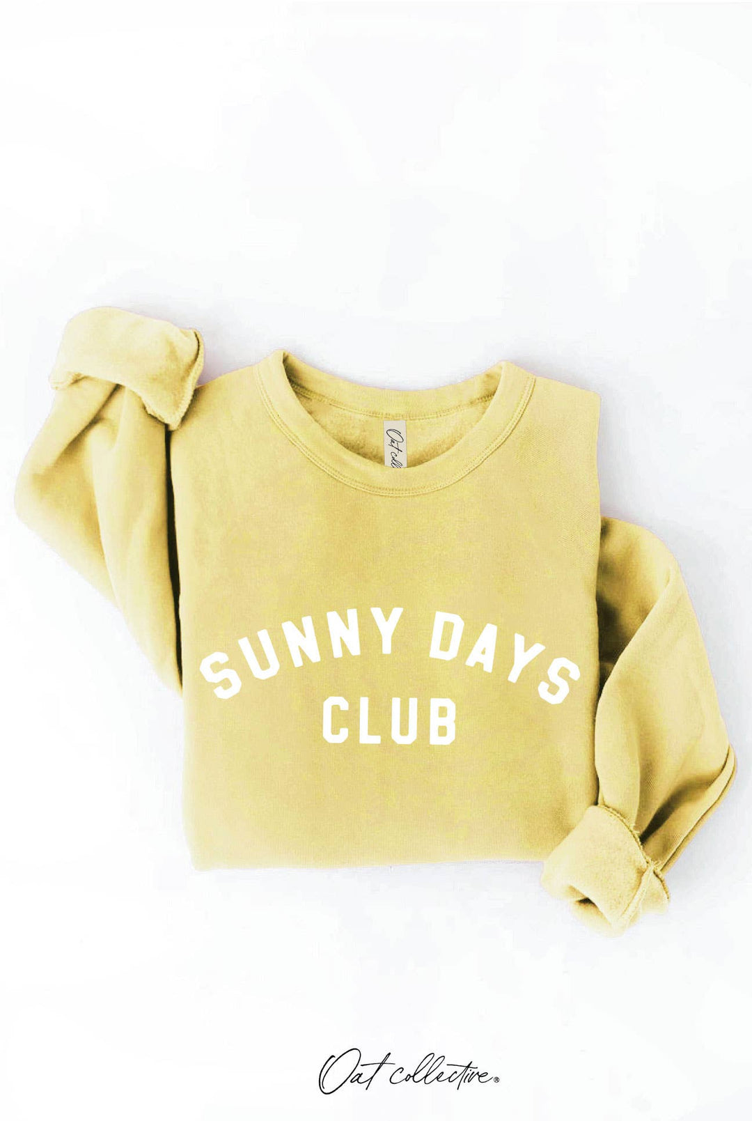 SUNNY DAYS CLUB Sweatshirt - Light Butter