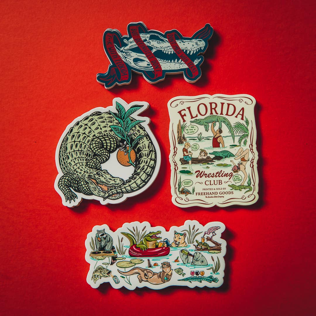 Don't F with Florida Sticker