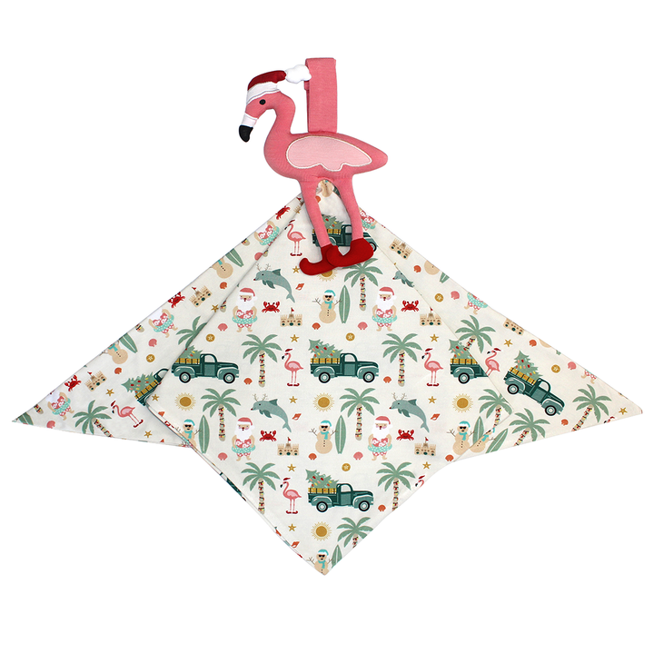 Coastal Christmas Flamingo Lovey
