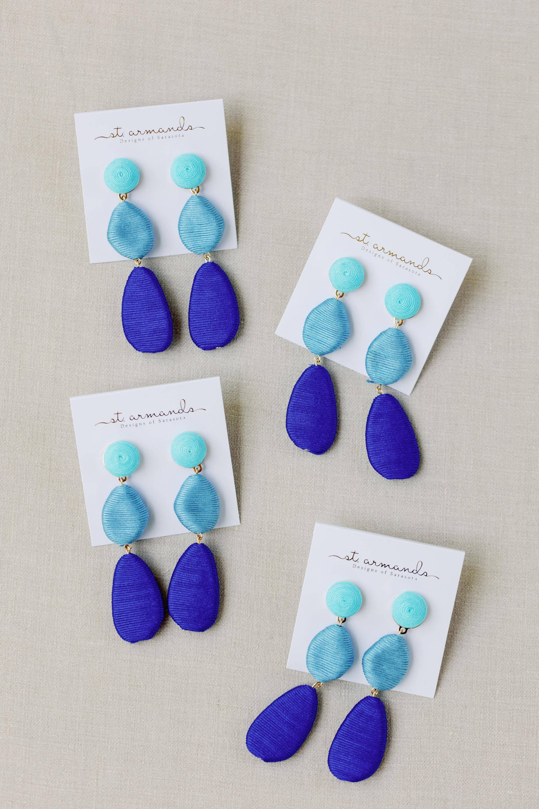 Blue Ombre Lido Drop Earrings